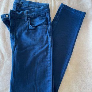 J Brand Maria Nightfall High Rise Blue Skinny Jeans